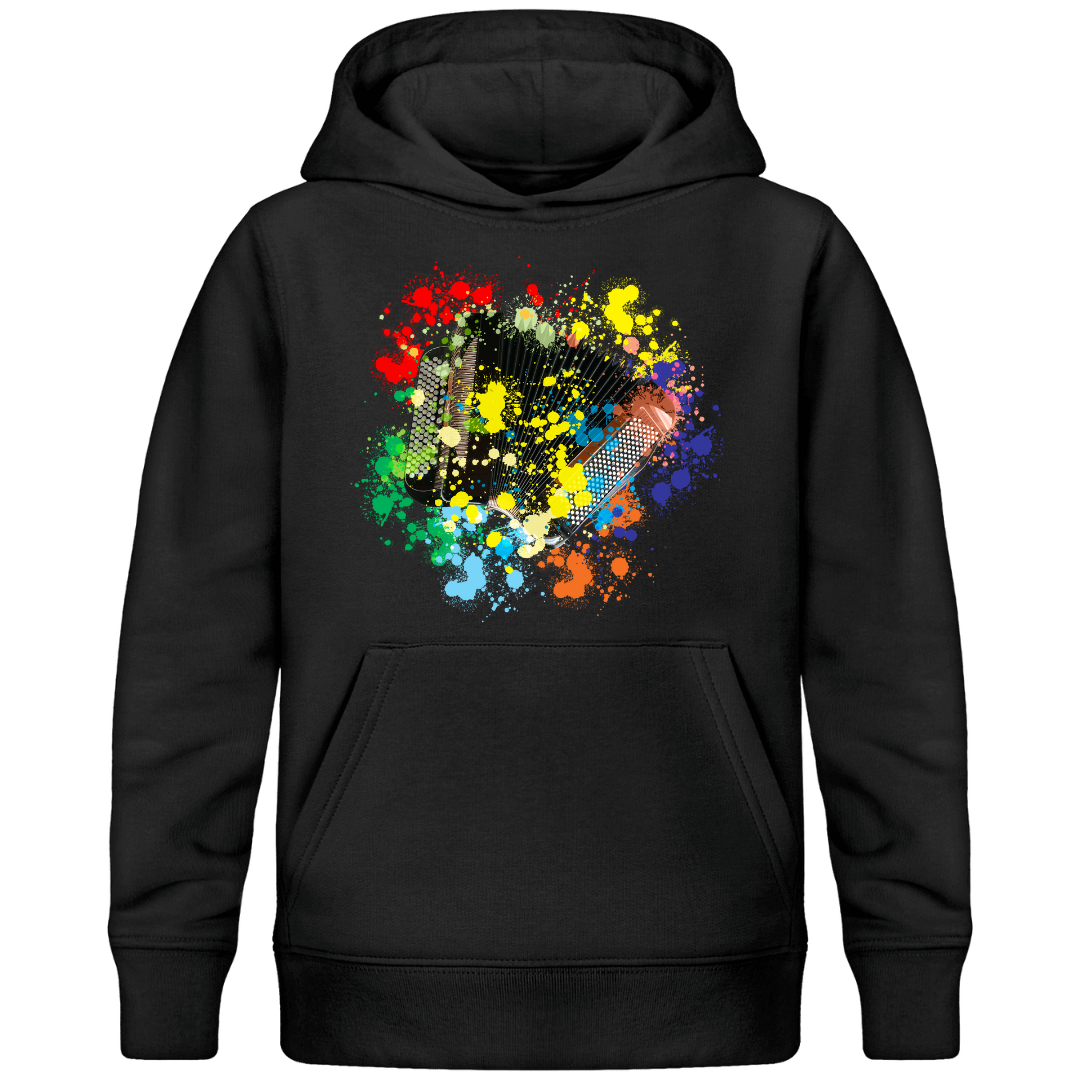 Akkordeon Splash Design – Premium Bio Kinder Hoodie