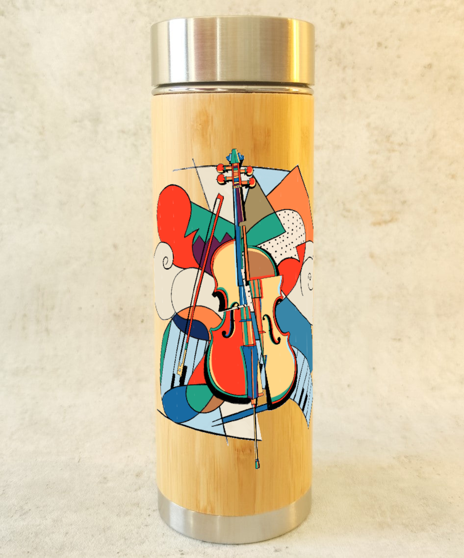 Cello Modern Art - Bio-Bambus Thermoskanne