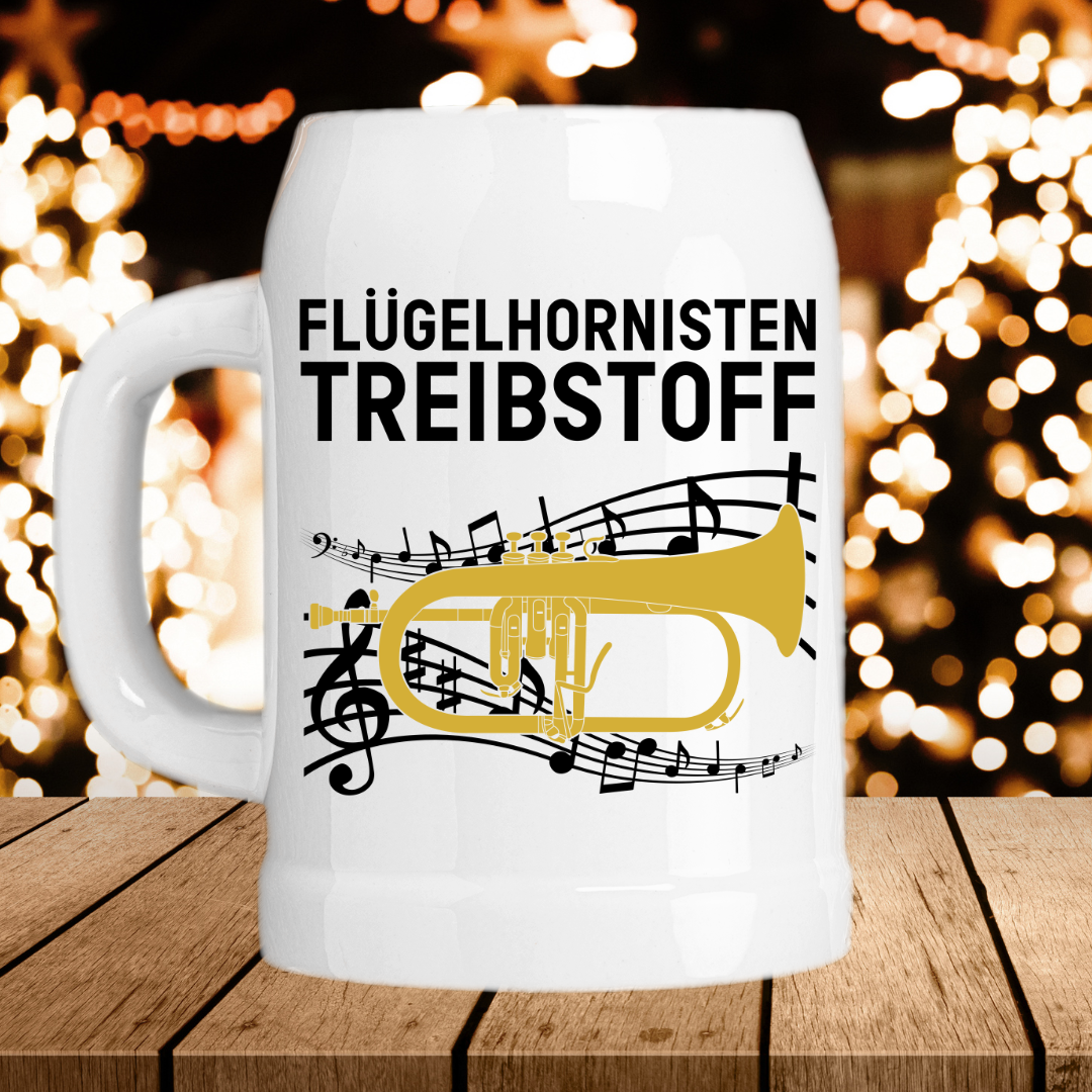 Musiker Treibstoff - Bierkrug 0.5 l