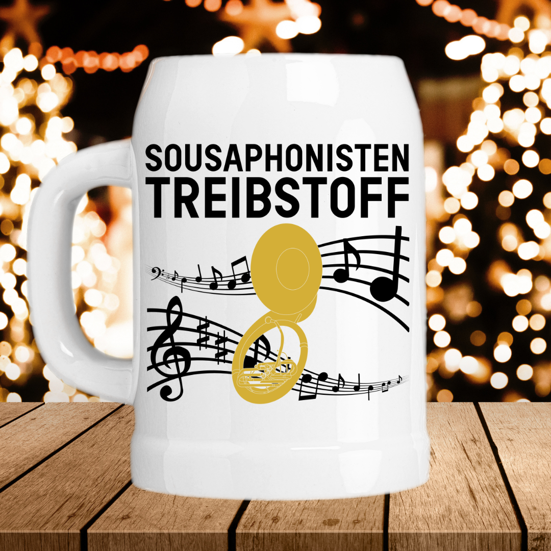 Musiker Treibstoff - Bierkrug 0.5 l