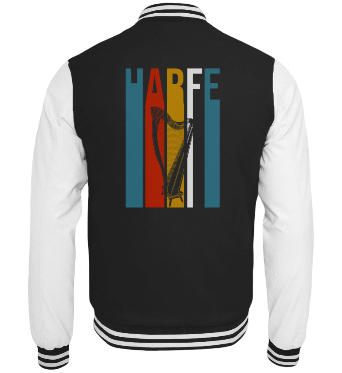 Harfe Retro College-Jacke